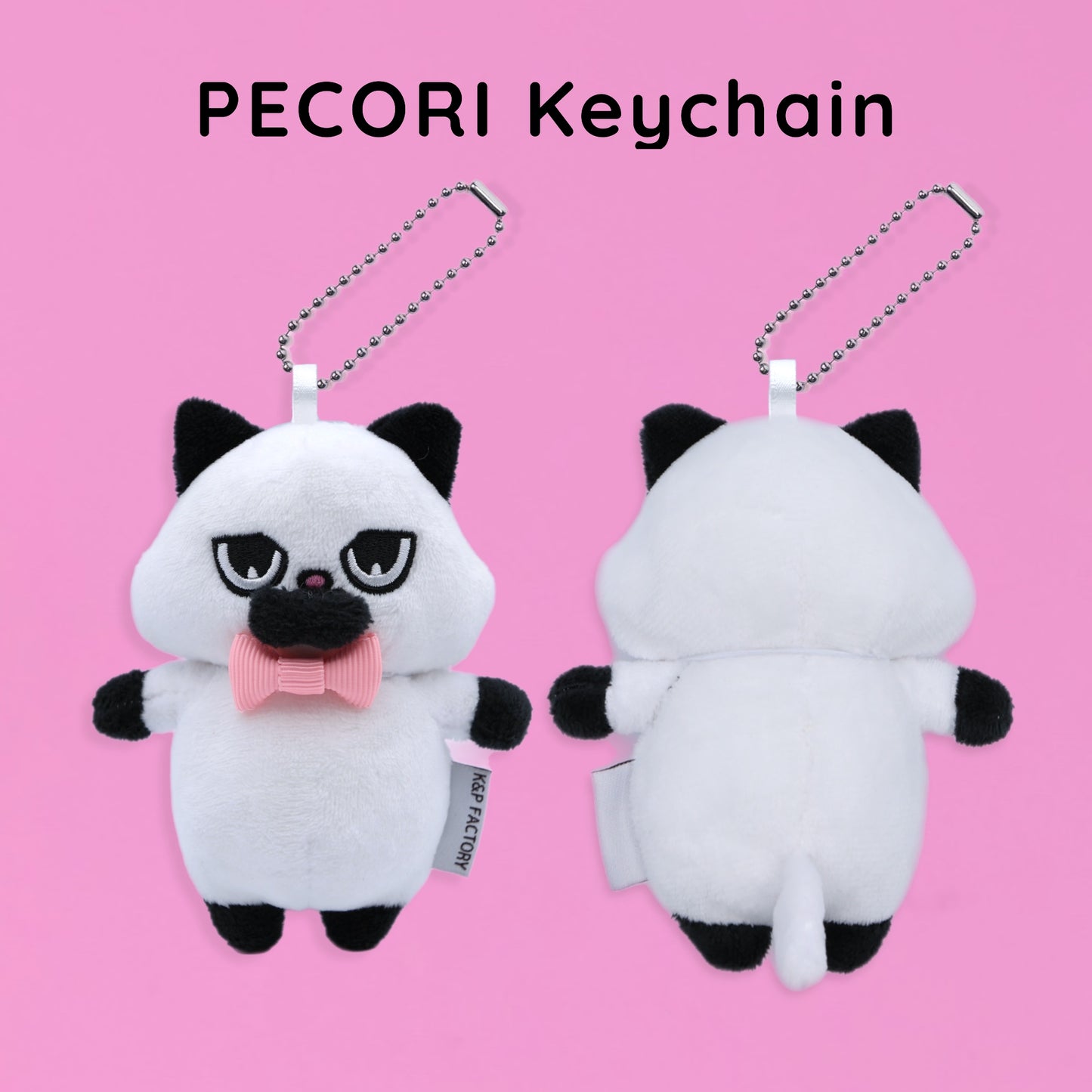 PECORI Keychain |ペコリキーホルダー(オリジナル巾着ポーチ付き)