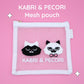 KABRI & PECORI  MESH POUCH｜カブリ&ペコリ サガラ刺繍メッシュポーチ