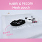 KABRI & PECORI  MESH POUCH｜カブリ&ペコリ サガラ刺繍メッシュポーチ